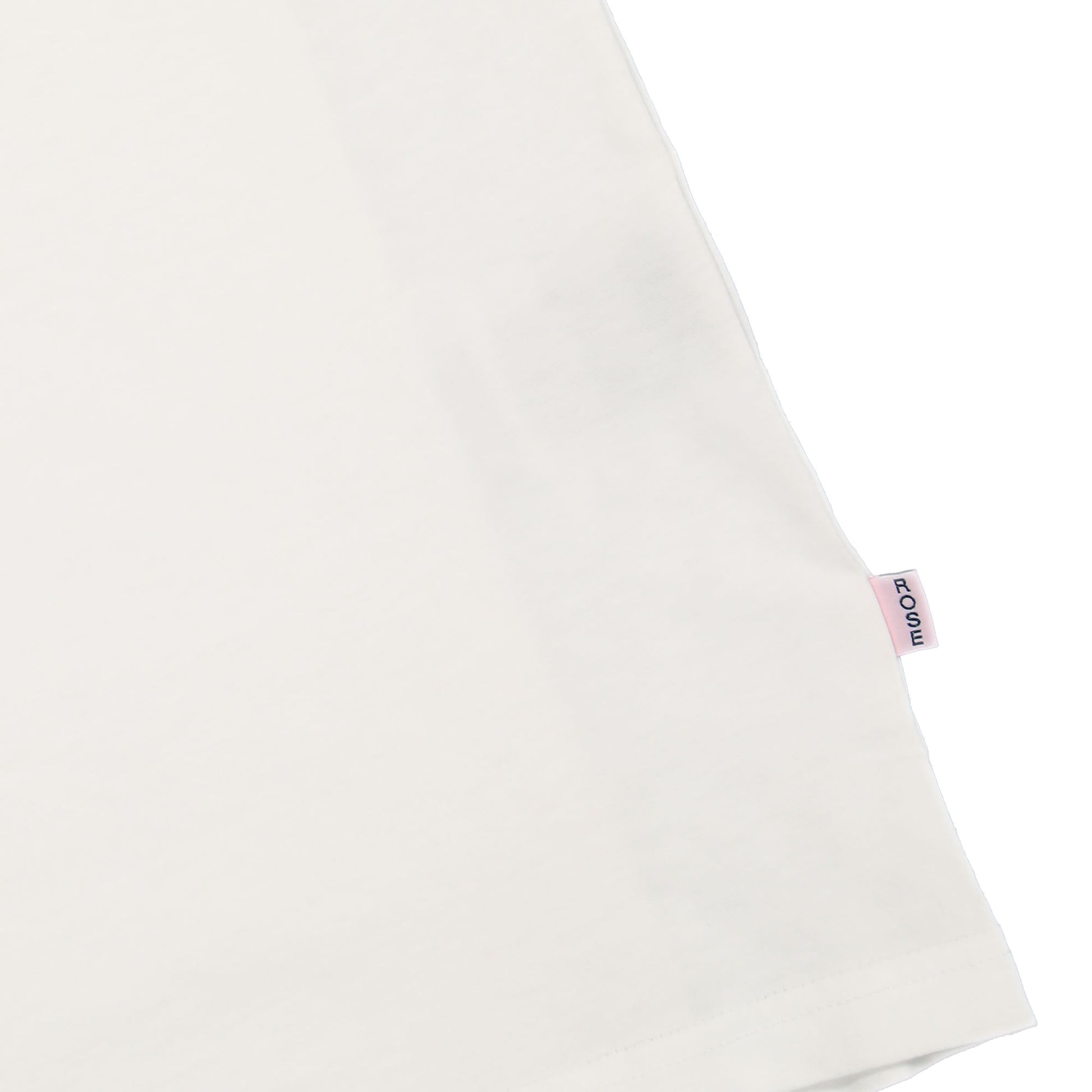 Martine Rose Funnel Neck Crew White T-Shirts M605JC Detail View 4 | GATE
