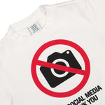 No Social Media Fitted T-Shirt