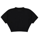 Oval Logo Cropped Fitted T-Shirt