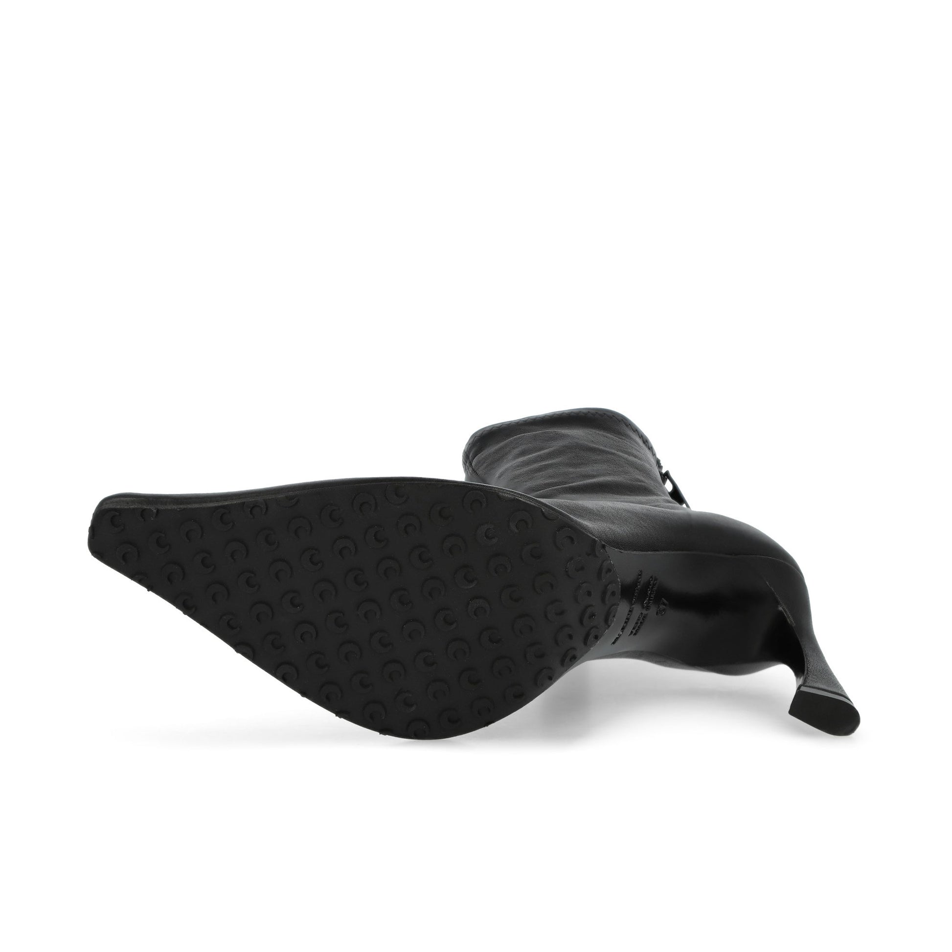 Marine Serre MS Ankle Boots Black Boots WBO003ACLEA0005-BK99 Detail View 6 | GATE
