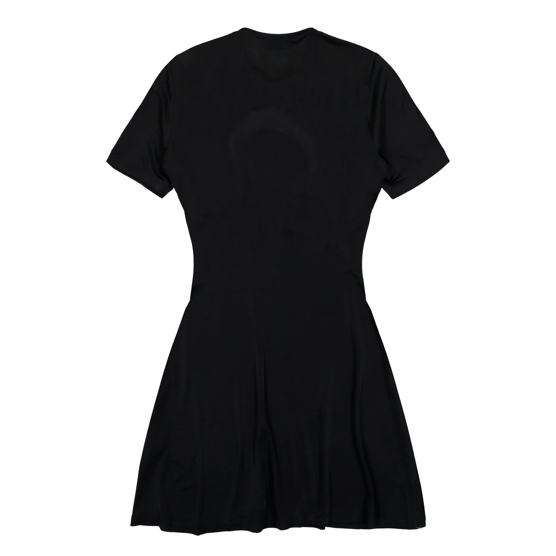 Marine Serre Moon Gathered Mini Dress Black Dresses WDR443ACJER0100-BK99 Detail View 2 | GATE