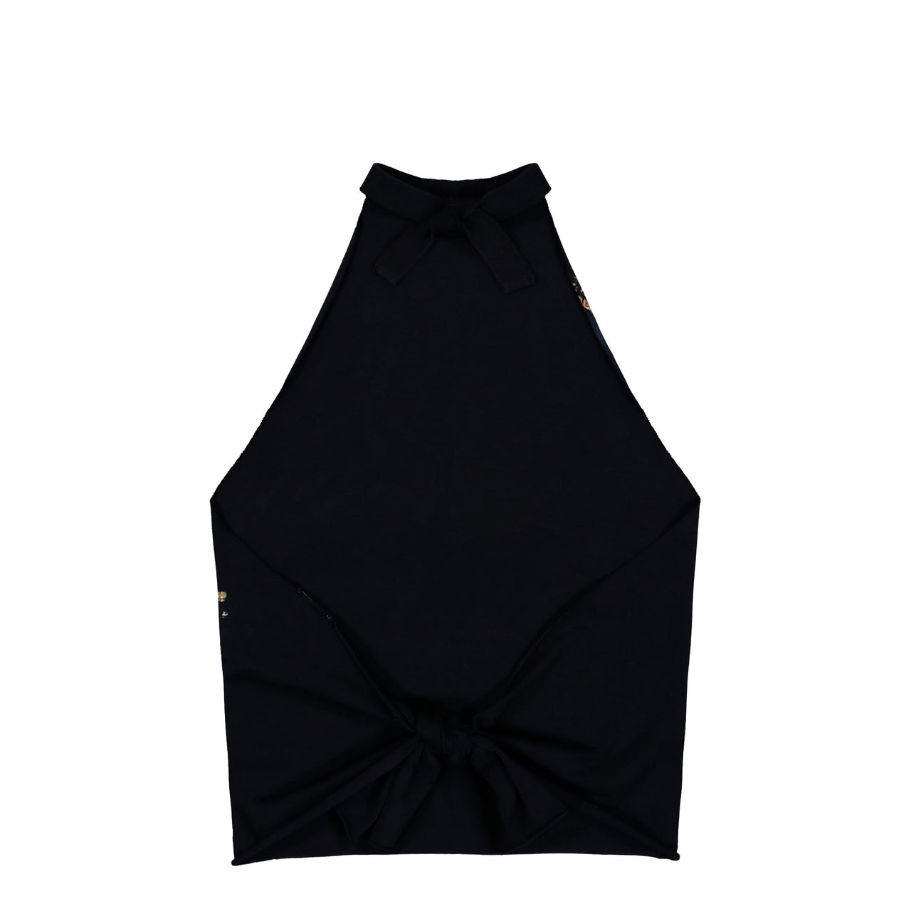 VETEMENTS Paris Reworked Tourist Wrap Top Black Tops WE76TO555B Detail View 1 | GATE