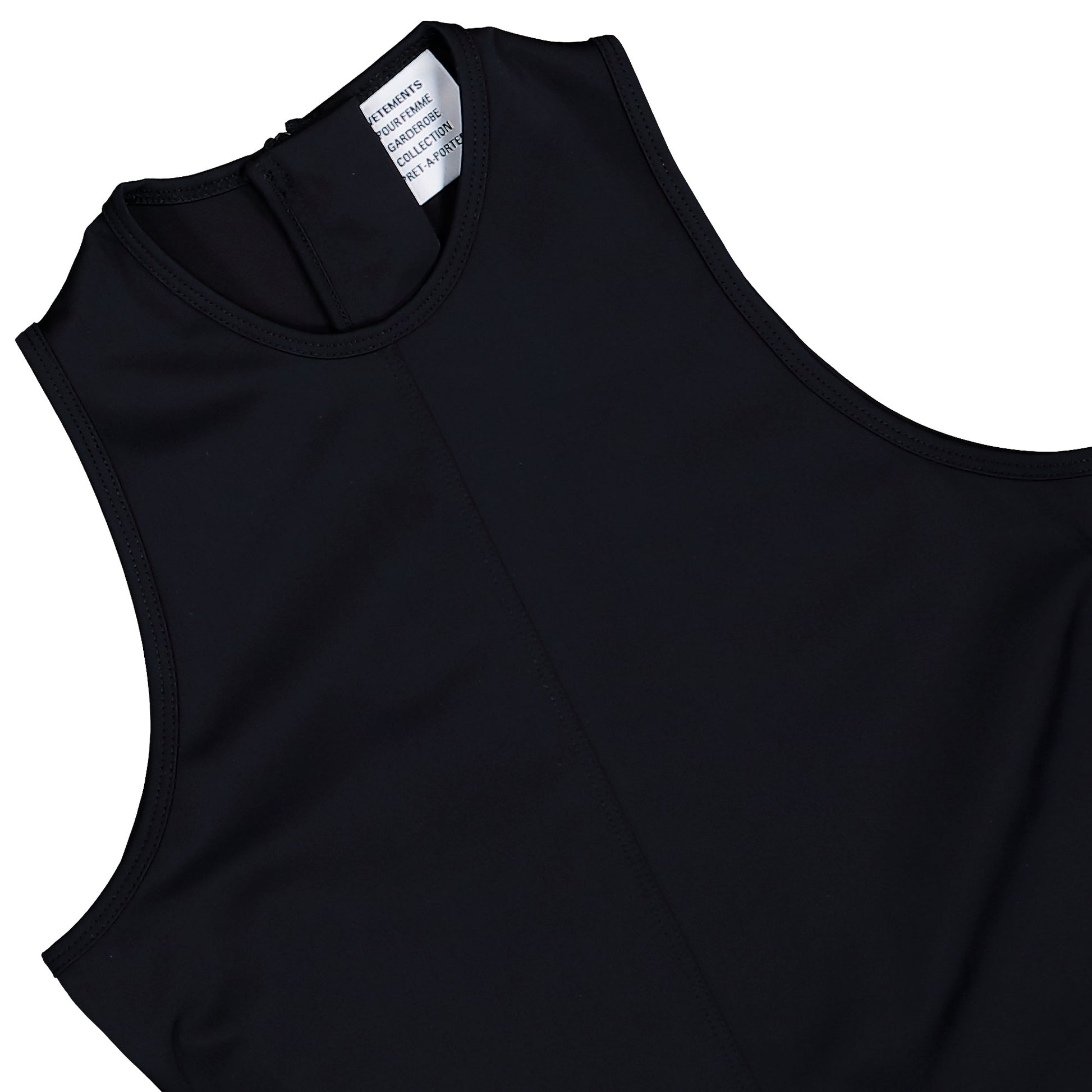 VETEMENTS Tease Romper Black Jumpsuits WE76BD466B Detail View 3 | GATE