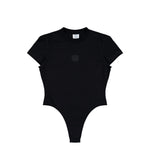 VETEMENTS Leather Cross T-Shirt Body Black Bodies & Bodysuits WE76BD537B Detail View 1 | GATE