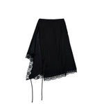 VETEMENTS Reworked Lingerie Skirt Black Skirts WE76SK575B Detail View 2 | GATE