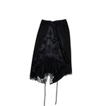 VETEMENTS Reworked Lingerie Skirt Black Skirts WE76SK575B Detail View 3 | GATE