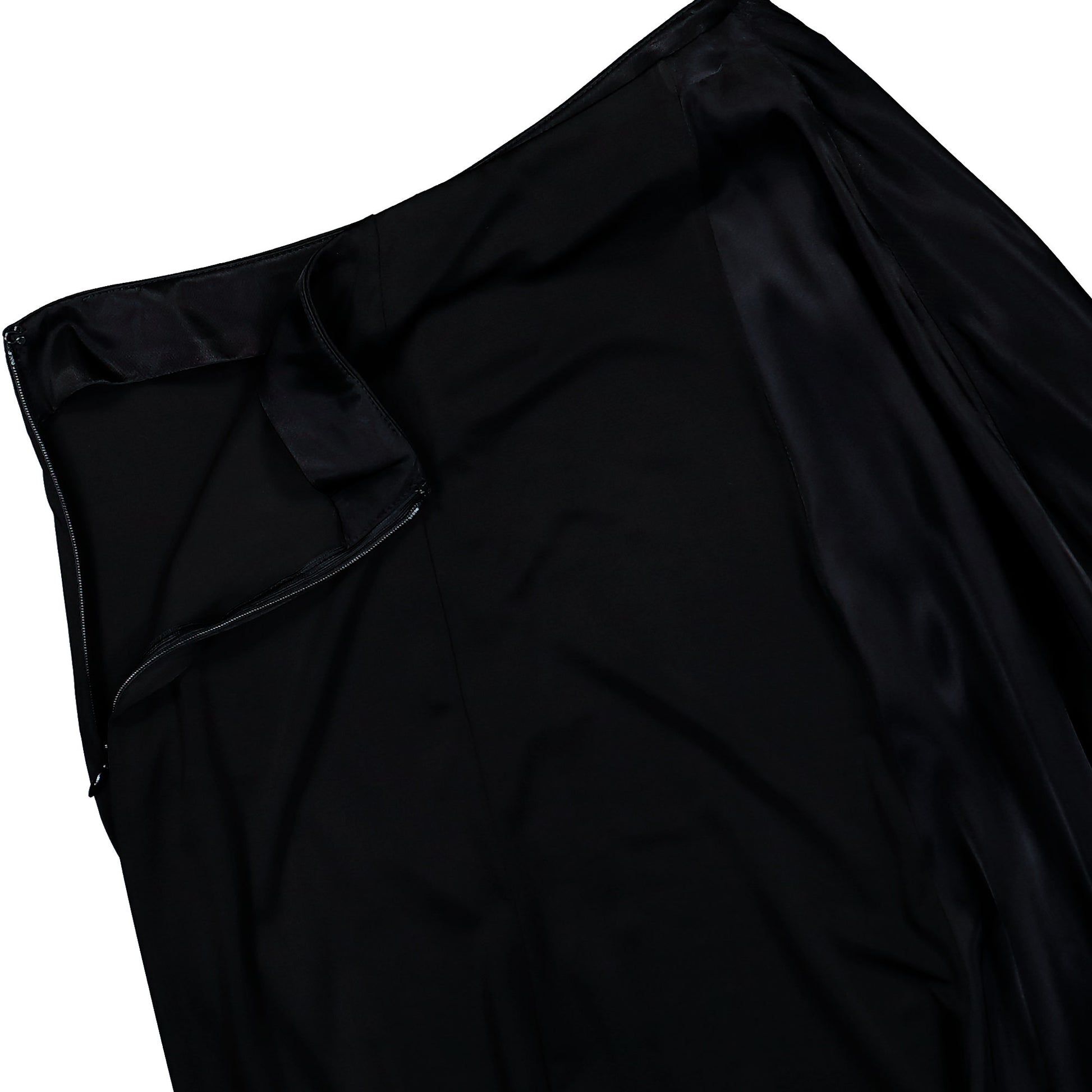 VETEMENTS Reworked Lingerie Skirt Black Skirts WE76SK575B Detail View 4 | GATE