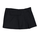 VETEMENTS Deconstructed Tailored Mini Skirt Black Skirts WE76TK363B Detail View 3 | GATE
