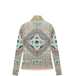 Casablanca Le Labirynthe Printed Mesh Top Multicolor Detail view 2 | Gate