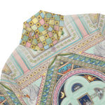 Casablanca Le Labirynthe Printed Mesh Top Multicolor Detail view 3 | Gate