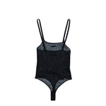 VETEMENTS Mesh Bodysuit Black Bodies & Bodysuits WH27BO124B Detail View 1 | GATE