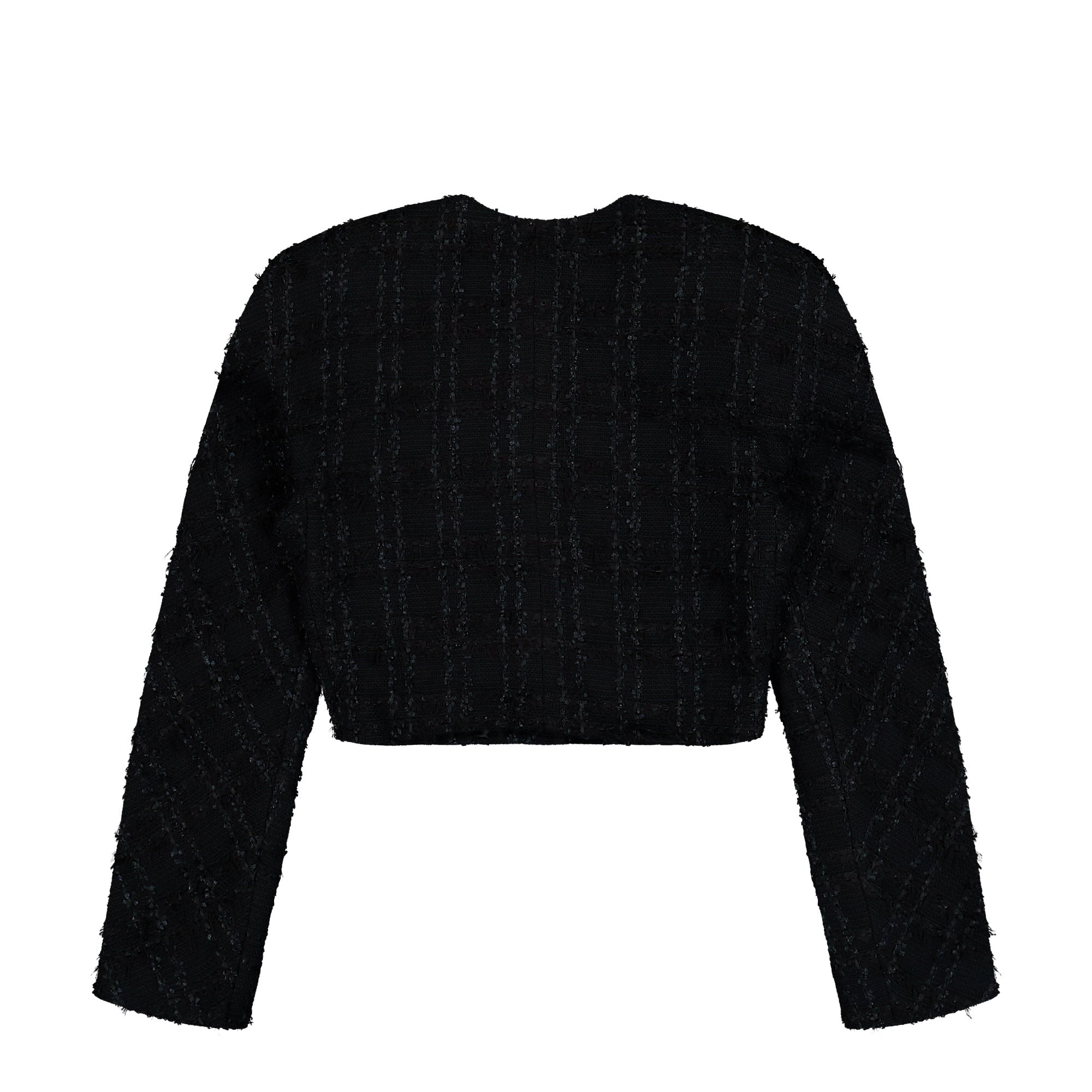 Round Shoulder Tweed Jacket | GATE