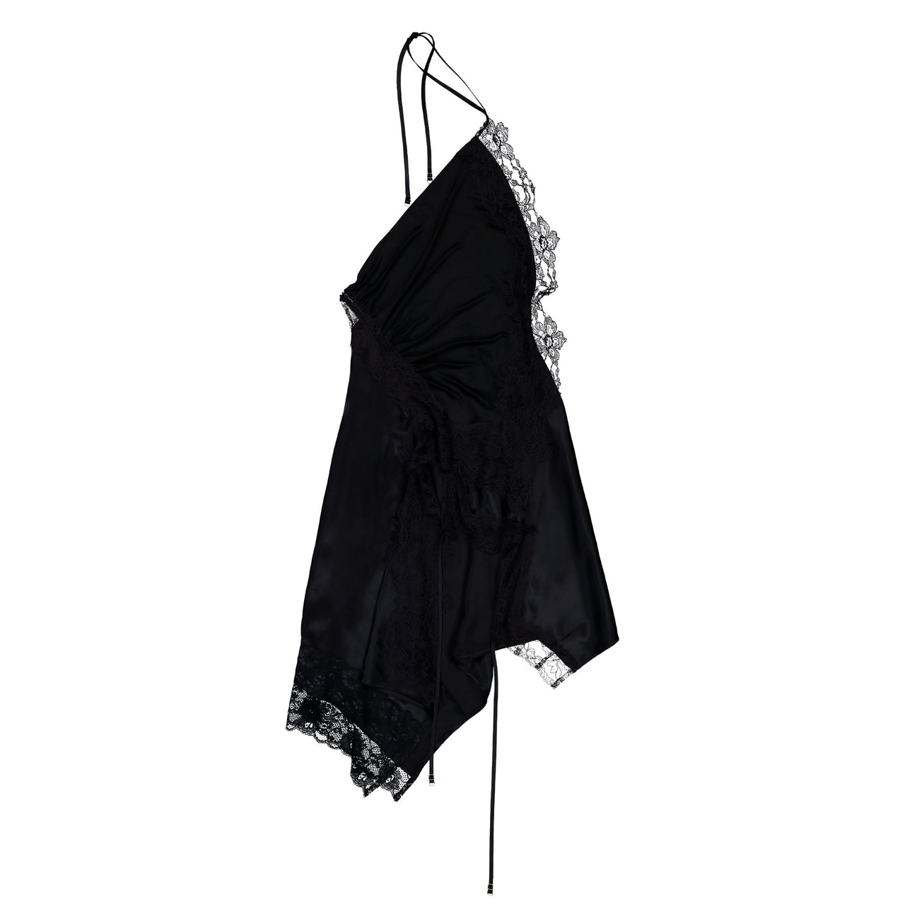 VETEMENTS Reworked Lingerie Mini Dress Black Dresses WH76DR800B Detail View 1 | GATE