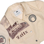 Marine Serre Regenerated Tote Bags Tailoring Jacket Beige Jackets WJA032 UWOV0009 WH50 Detail View 3 | GATE