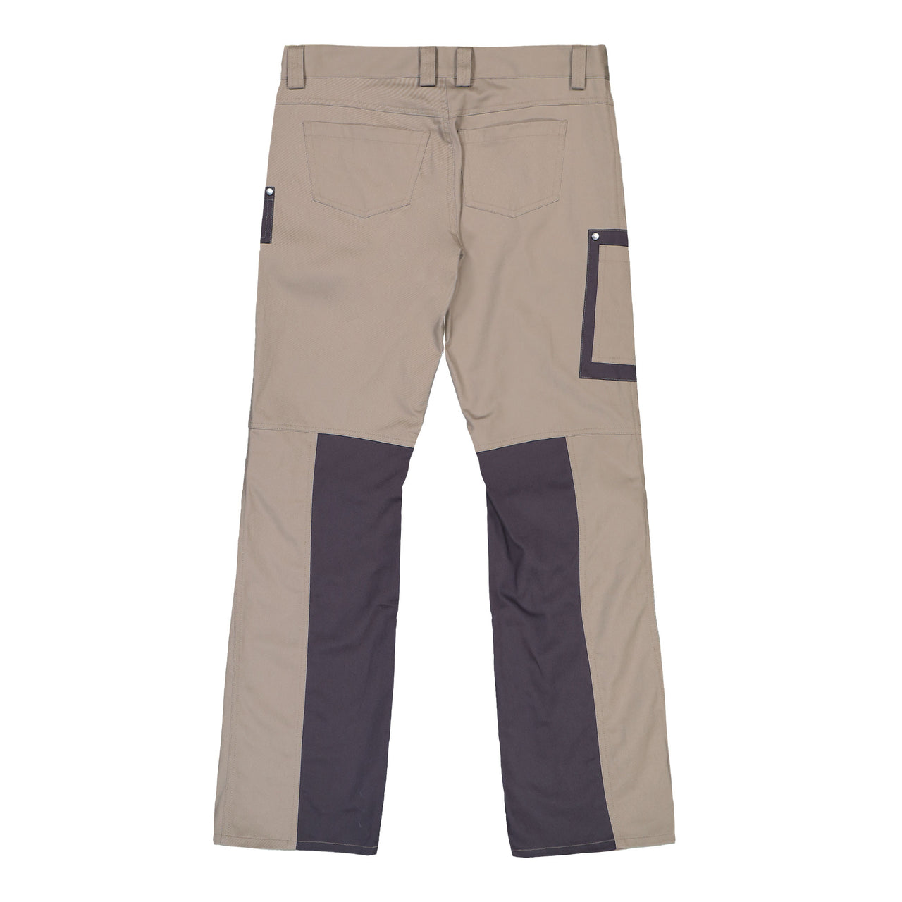 Gmbh Cargo Trousers With Knee Patches Grey / Beige  Pants Wolfgang Detail View 1 | GATE

