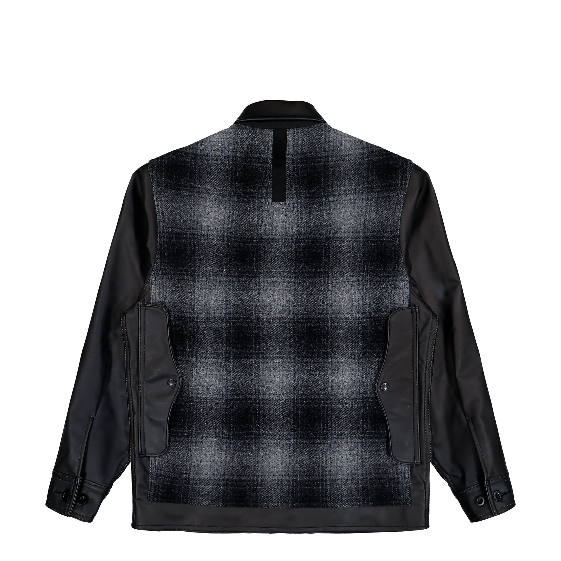 Junya Watanabe MAN Filson Jacket Black x Black / Grey Jacket WP-J020-051 / Black x Black / Grey Close-up | Overkill
