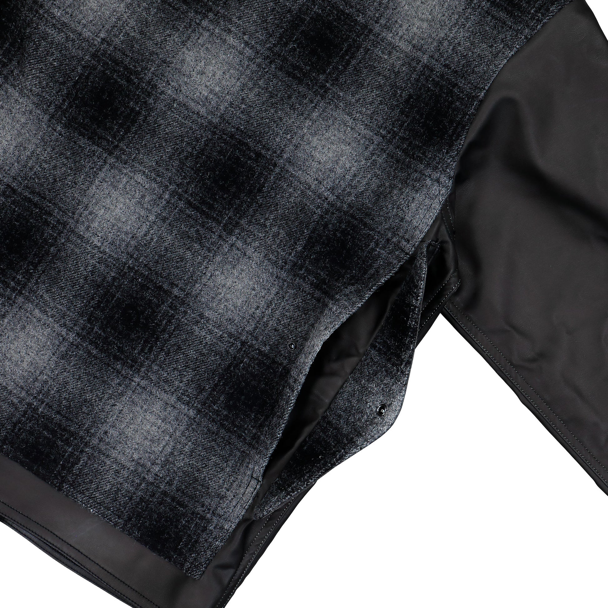 Junya Watanabe MAN Filson Jacket Black x Black / Grey Jacket WP-J020-051 / Black x Black / Grey Detail View 2 | Overkill
