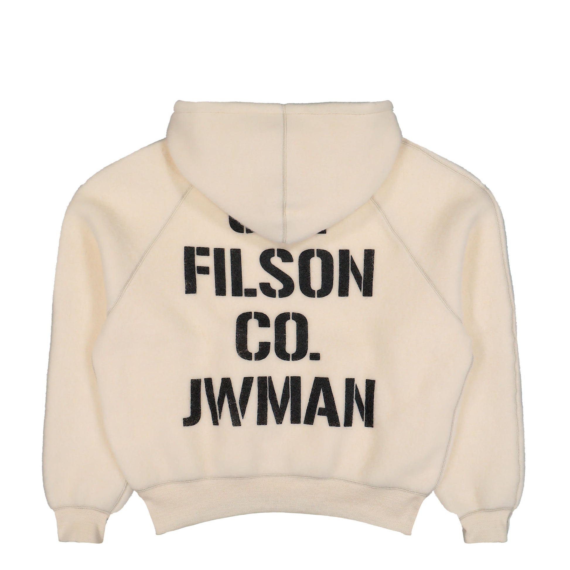 Filson x Junya Watanabe MAN Hoodie Off White Hoodie WP-T018-051 / Off White Close-up | Overkill
