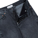 Marine Serre Moon Laser Denim Baggy Jeans Dark Grey Denim WPA169ACDEN0006-GR90 Detail View 4 | GATE