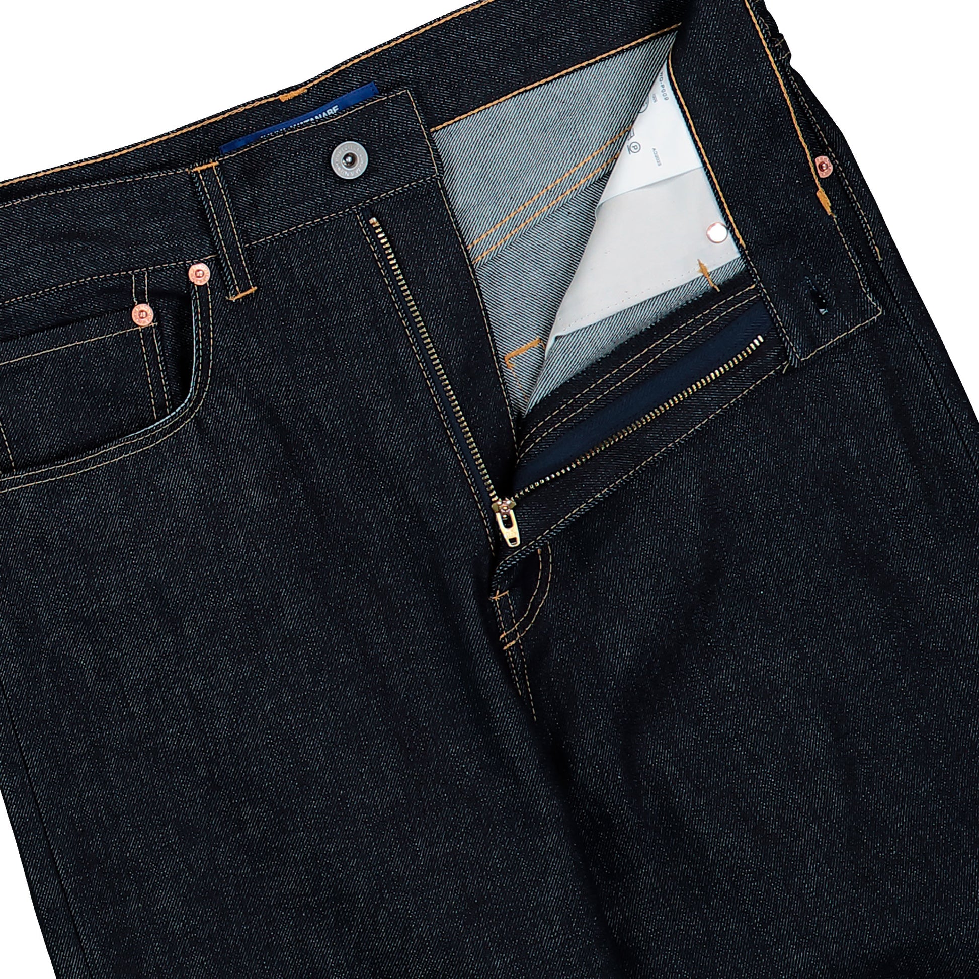 Junya Watanabe MAN Flared Bootcut Jeans Indigo Denim Pant WQ-P009-051 Detail View 4 | GATE
