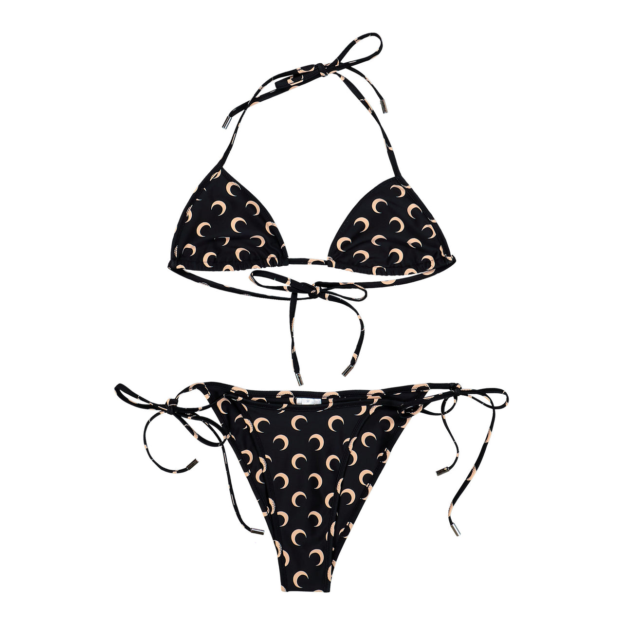 Marine Serre Moon Printed Jersey Swimwear Bikini Set Inverse Tan Bikinis WSW011ACJER0003-IT99 Detail View 1 | GATE