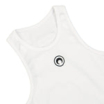 Marine Serre Organic Cotton Rib Tank Top White Detail view 3 | Gate