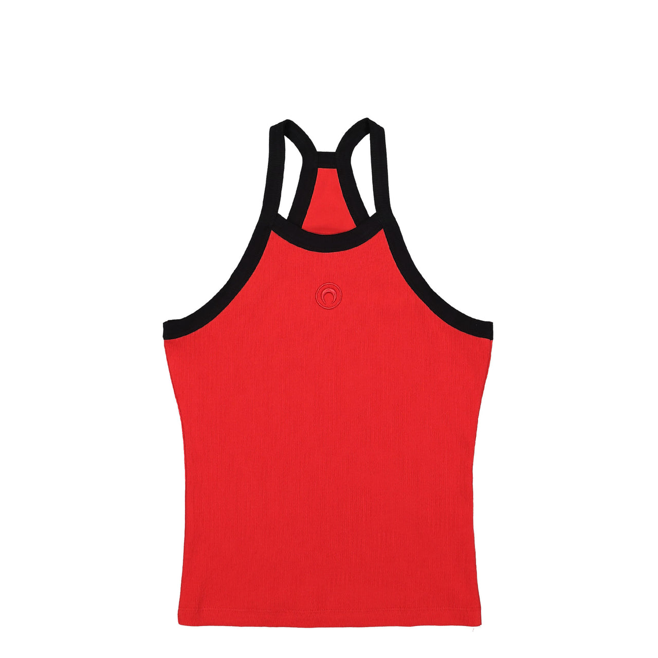 Moon Logo Ribbed Jersey Tank Top