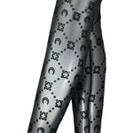 Marine Serre Regenerated Moonogram Mesh Flock Tights Black Detail view 2 | Gate