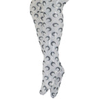 Moon Printed Mesh Tights