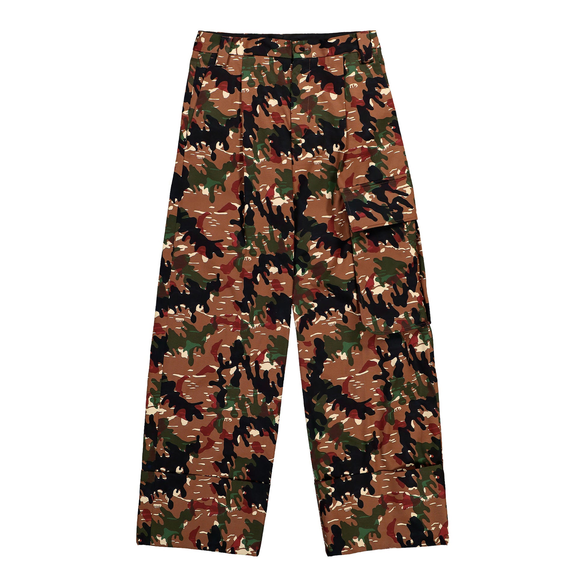 Walter Van Beirendonck Major Pants CC1 Brown Pants 2006 / CC1 Brown Detail View 1 | GATE
