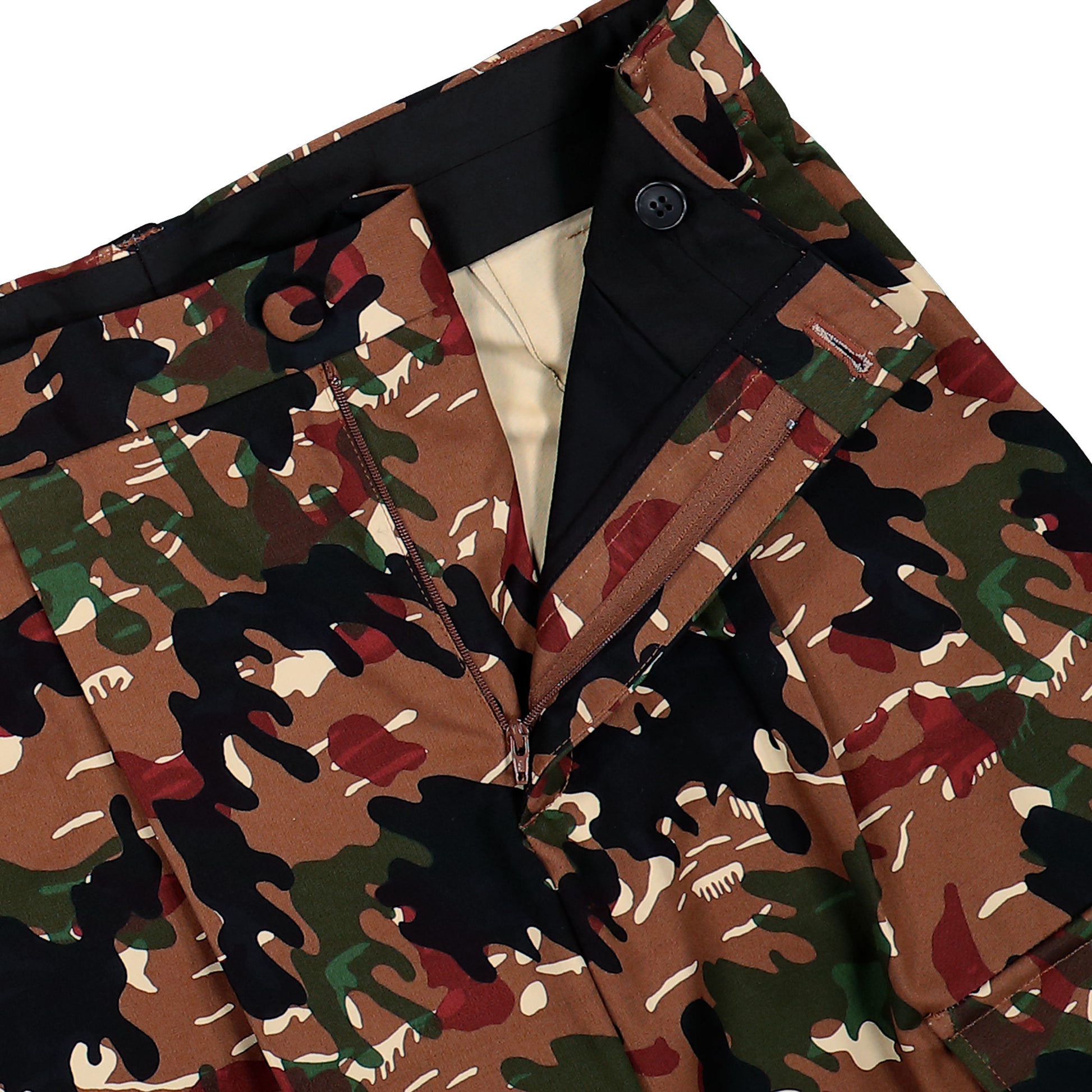 Walter Van Beirendonck Major Pants CC1 Brown Pants 2006 / CC1 Brown Detail View 4 | GATE
