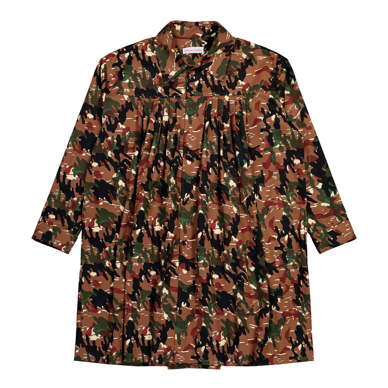 Walter Van Beirendonck Painter Coat CC1 Brown Coats 4005 / CC1 Brown Detail View 1 | GATE
