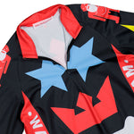 Walter Van Beirendonck Waakzaam Bike Top Comb. I Black Longsleeves 7001 / Comb. I Black Detail View 3 | GATE
