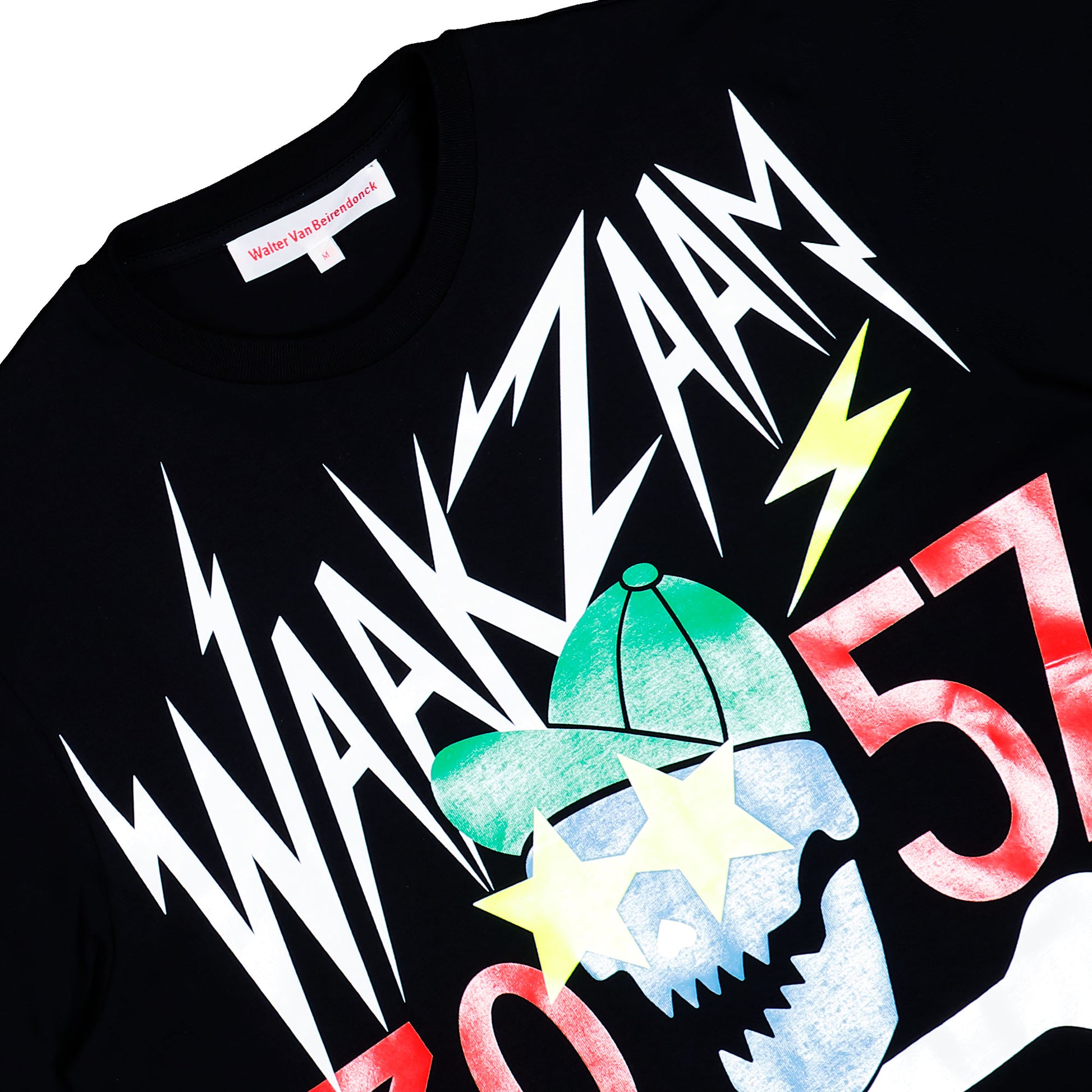 Walter Van Beirendonck Waakzaam T CC43 Black T-Shirts 8005 / CC43 Black Detail View 3 | GATE
