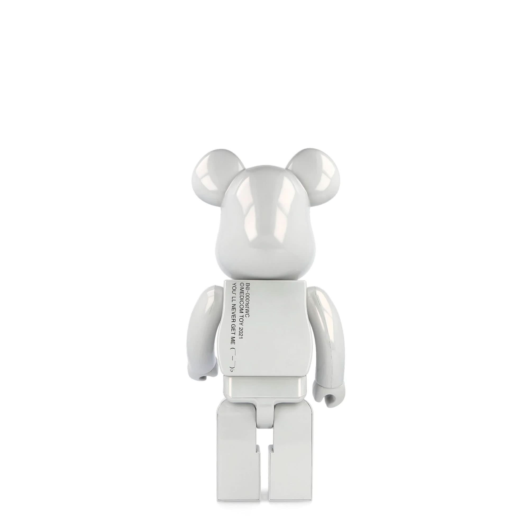 Be@rbrick 1st Model White Chrome 400% | GATE