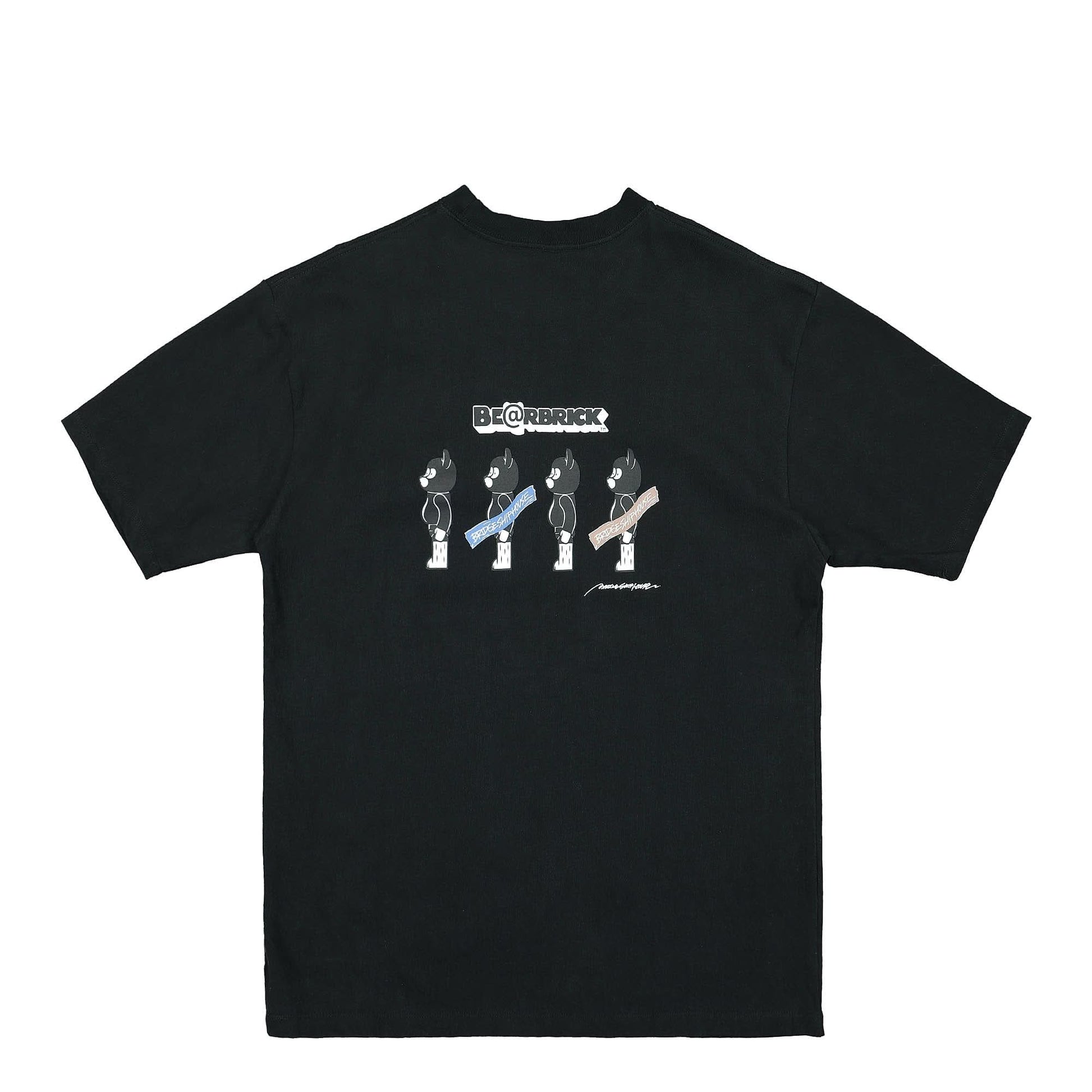 Medicom Be@rbrick Backprint Tee Black Detail view 2 | Gate