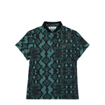 Fred Perry Snake Print Polo Shirt Multicolor Detail view 1 | Gate