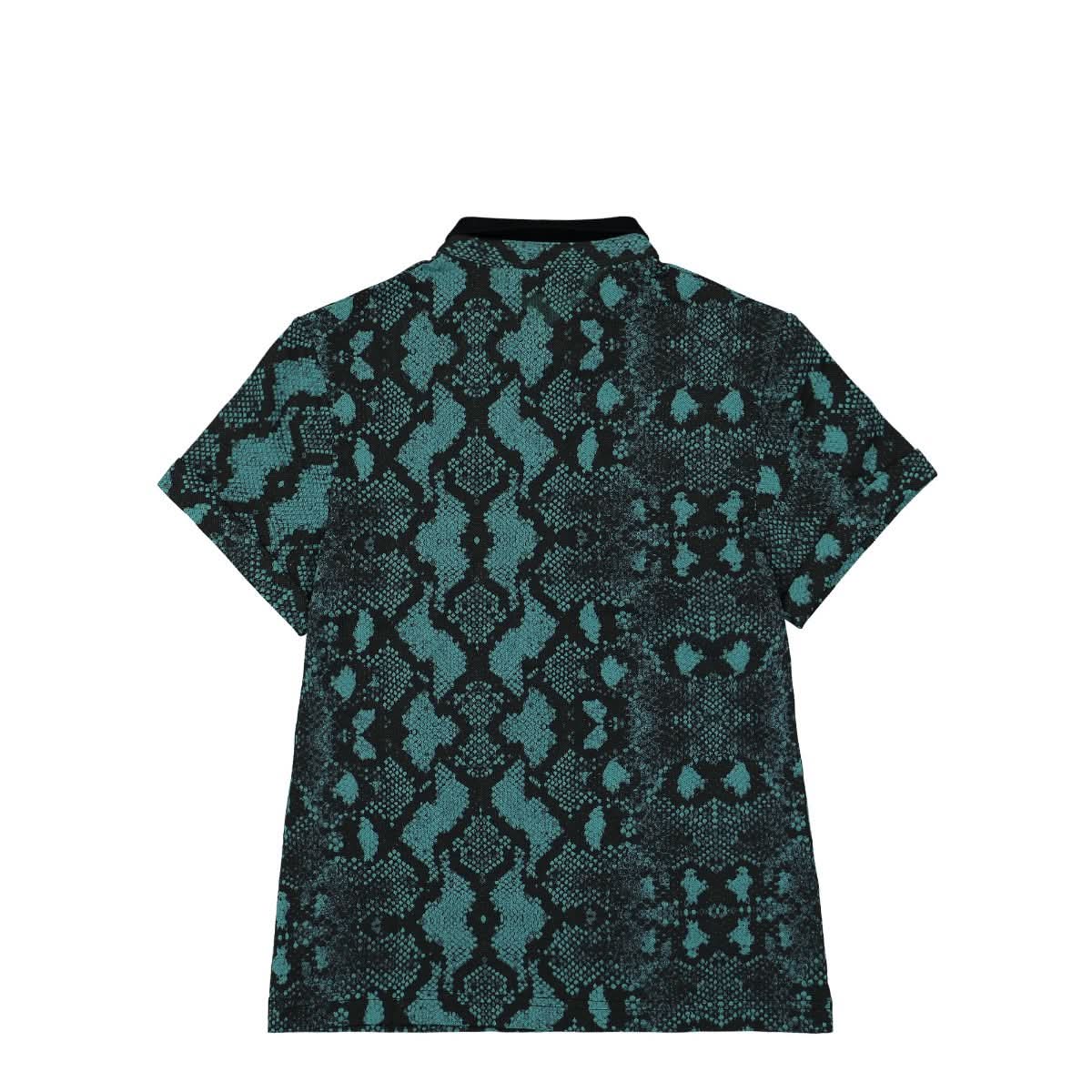 Fred Perry Snake Print Polo Shirt Multicolor Detail view 2 | Gate