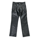 Genuine Leather Flared Trousers
