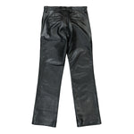 Genuine Leather Flared Trousers