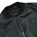 Oversized Leather Bomber Jacket