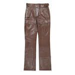 Vegan Leather Moto Trousers