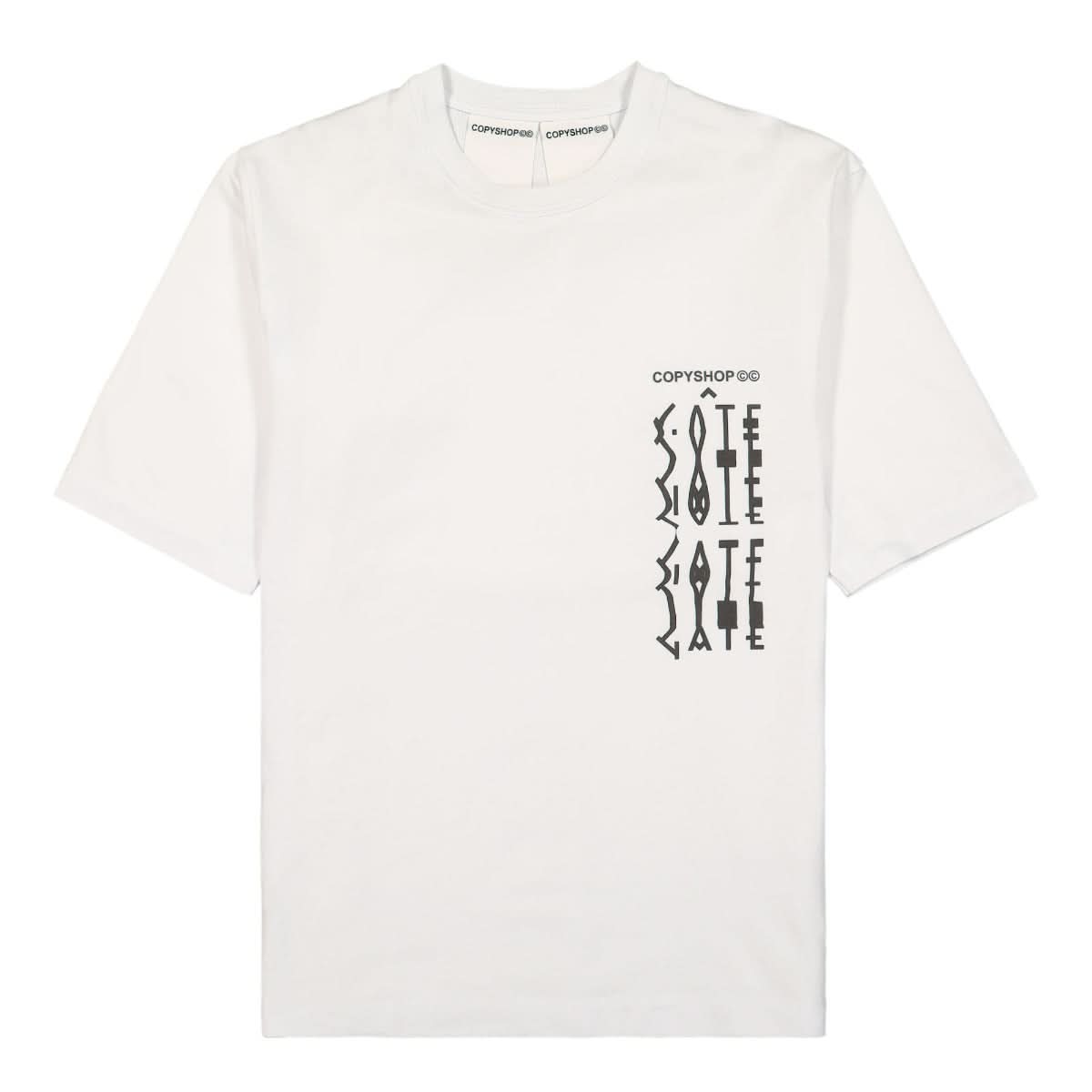 COPYSHOP One_Gate Tee White Detail view 1 | Gate