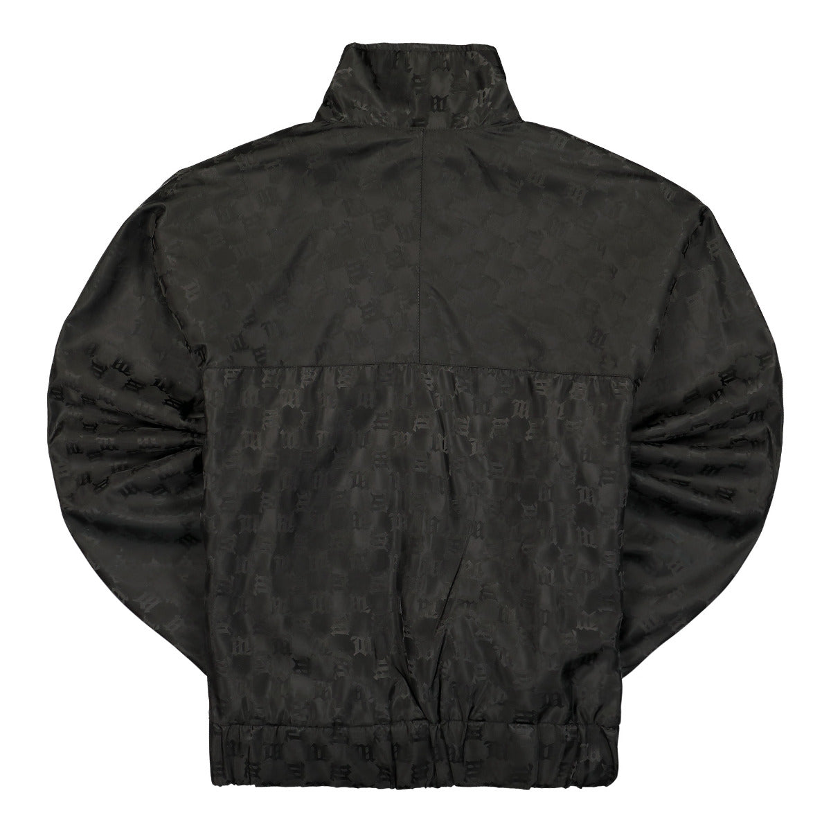 Black Monogram Nylon Track Jacket
