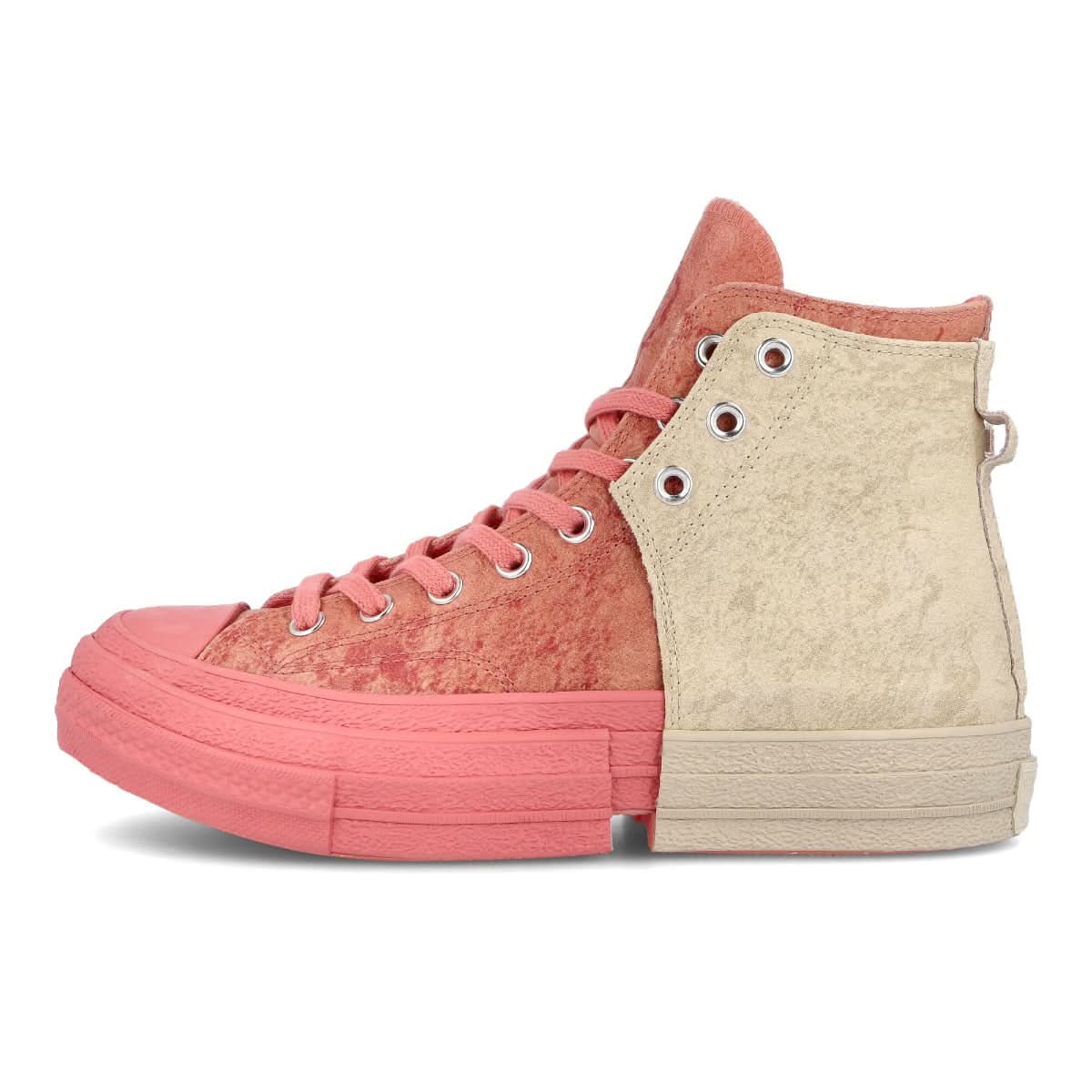 Converse Chuck 70 2 in 1 Hi Beige,Pink Sneaker Detail view 1 | Gate
