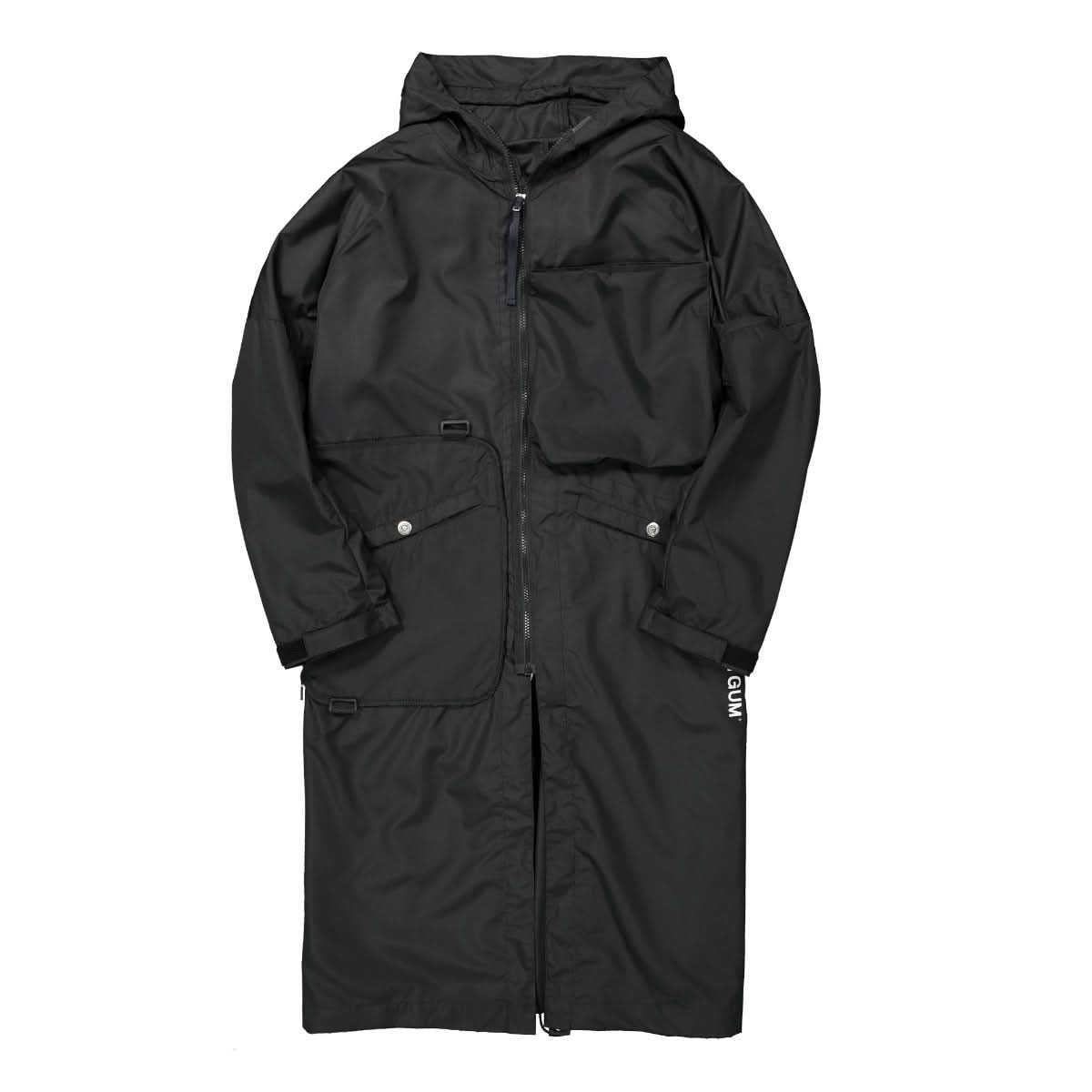 Poliquant Nylon Coat Black Detail view 1 | Gate