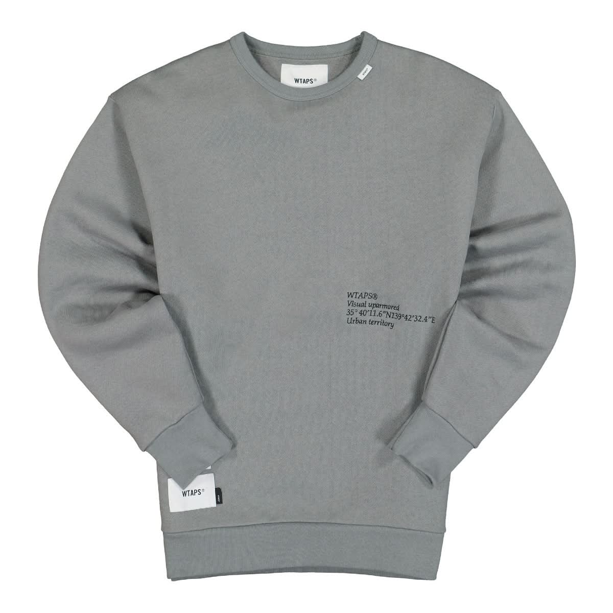 WTAPS Insect Crew Neck Grey Detail view 1 | Gate