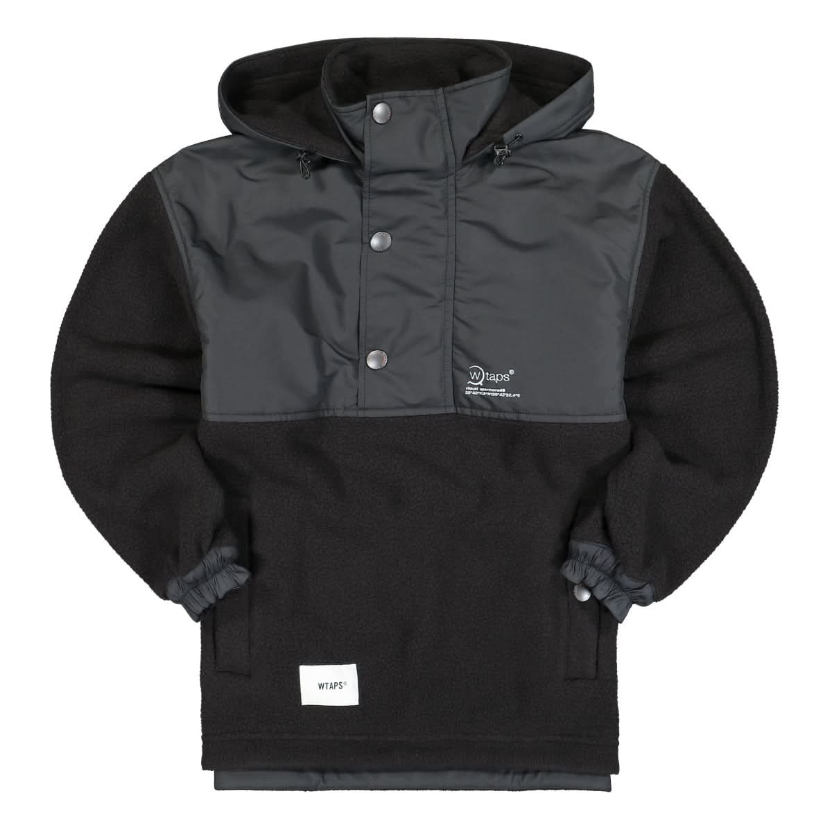 WTAPS Eaves Jacket Black Detail view 1 | Gate