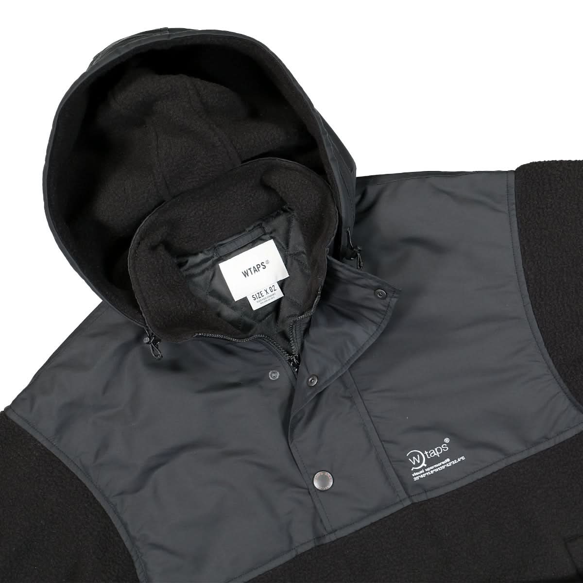 WTAPS Eaves Jacket Black Detail view 3 | Gate