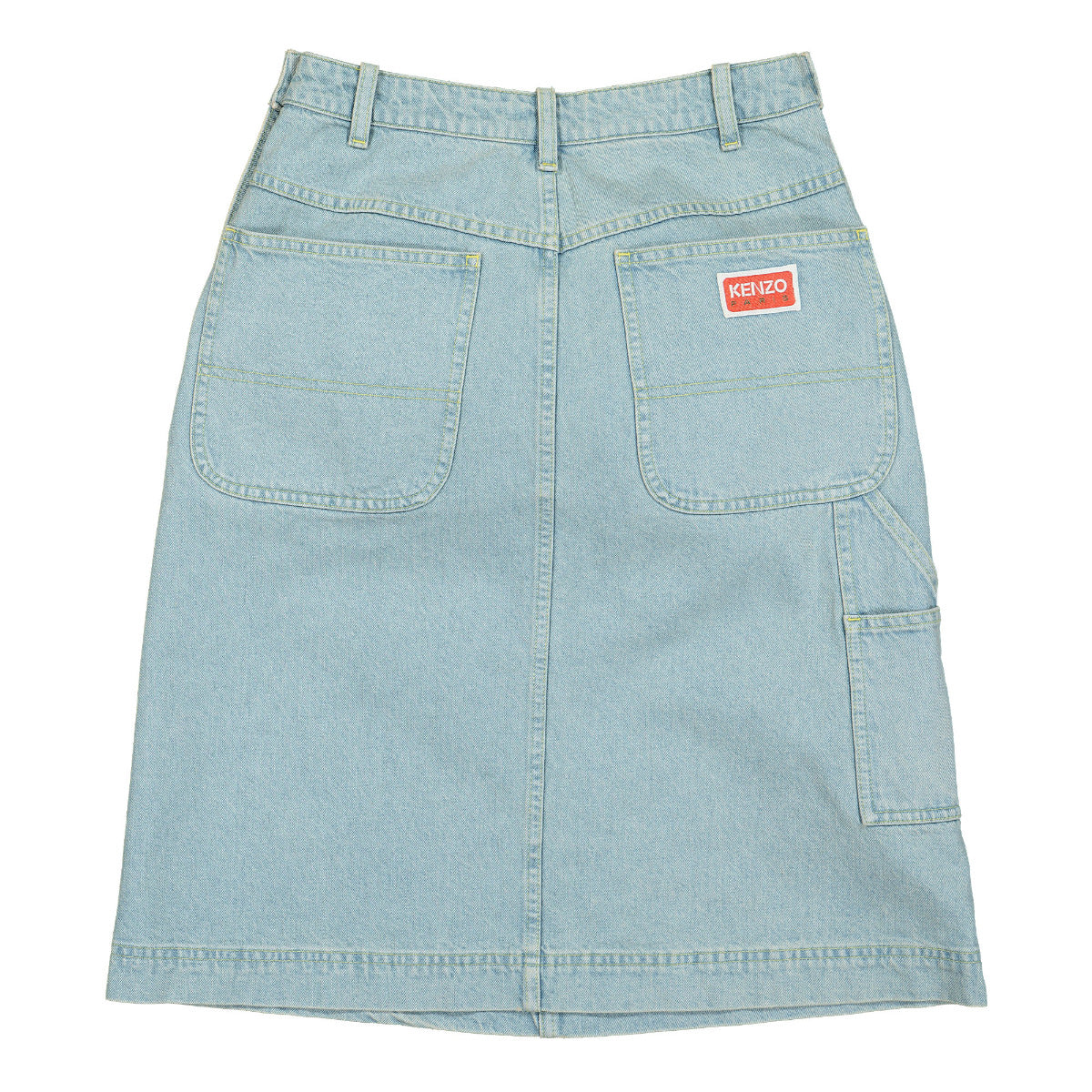 Nigo x Kenzo Denim Workwear Midi Skirt | GATE